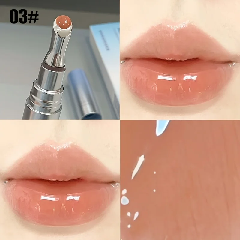 Mingli Lip Gloss, Long-Lasting Moisturizing Lip Gloss, Lip Care Cosmetics, Spring and Summer Atmosphere, Suitable for All Skin, Valentine's Day Gift, Birthday Gift Herorange - Image 3