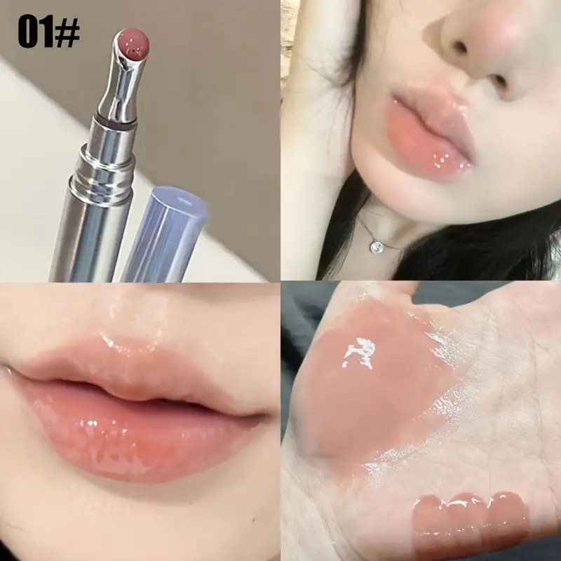 Mingli Lip Gloss, Long-Lasting Moisturizing Lip Gloss, Lip Care Cosmetics, Spring and Summer Atmosphere, Suitable for All Skin, Valentine's Day Gift, Birthday Gift Herorange - Image 2