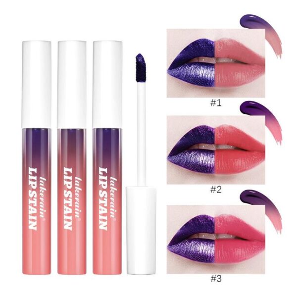 Metallic Tear-Off Lip Stain Matte Tattoo Dyed Lip Tint Peel-Off Liquid Lipstick Waterproof Lasting No Fading Lip Gloss Cosmetics