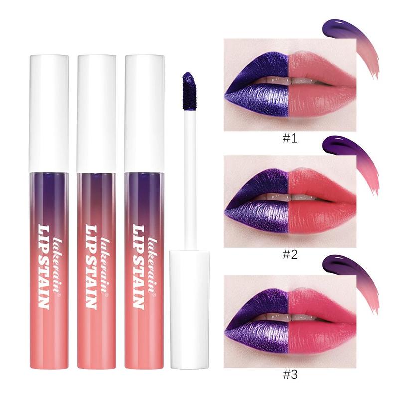 Metallic Tear-Off Lip Stain Matte Tattoo Dyed Lip Tint Peel-Off Liquid Lipstick Waterproof Lasting No Fading Lip Gloss Cosmetics