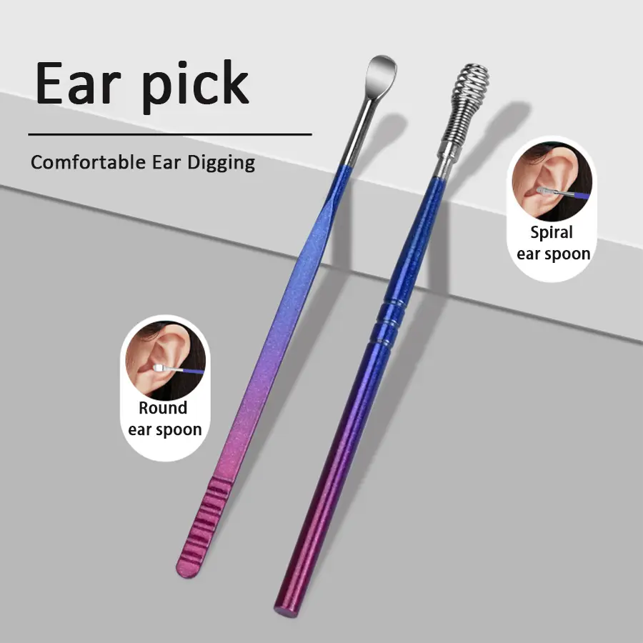 6 18pcs set professional stainless steel manicure & pedicure kit precision nail care with travel case with nail clipper scissor