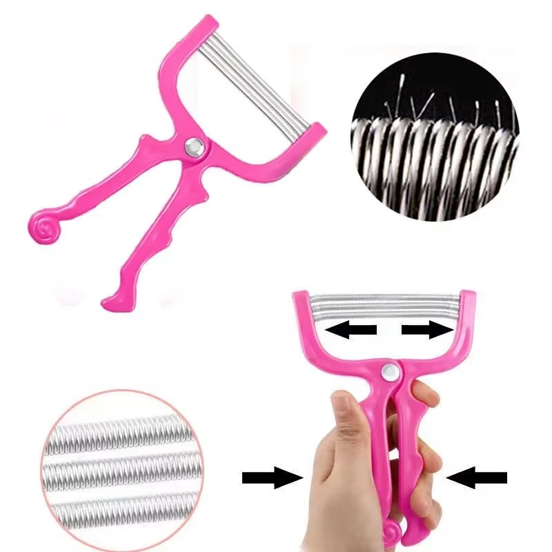 1 pcs facial hair remover manual removal epilator beauty shavingthreading tool for women