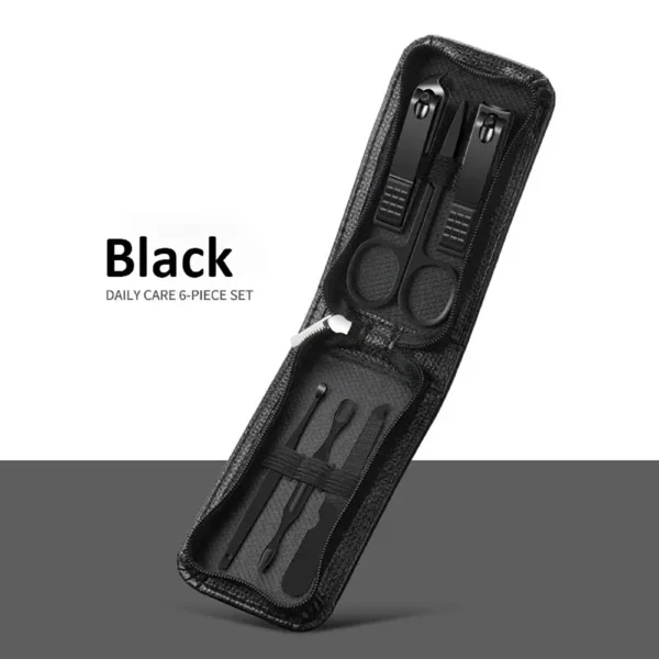 6 Piece Portable Nail Scissors Set Household High End Mens And Womens Special Nail Clippers Manicure Beauty Tools Household