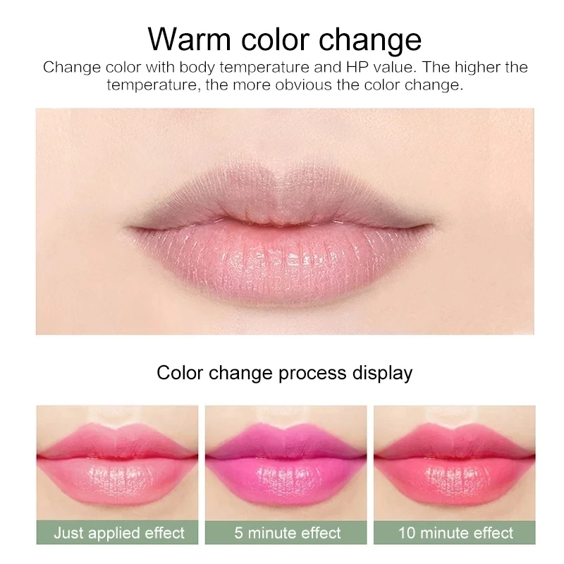 12pc/set 3.5g color changing tinted lip balm lipstick aloe vera lipstick moisturizing long lasting lipsticks lip balm wholesale